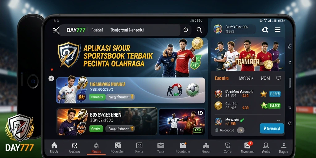 Tampilan menarik dari gameplay Sportsbook di DAY777.