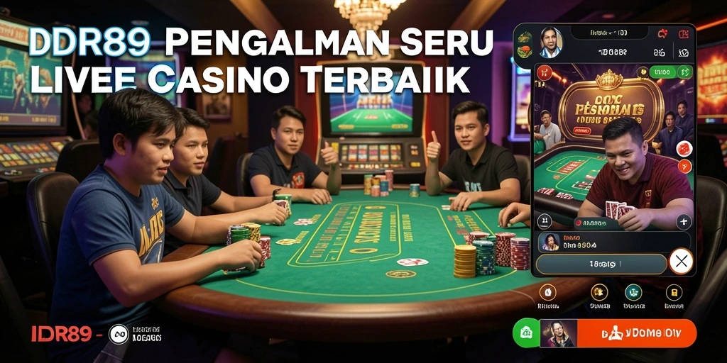 Tampilan gameplay Live Casino yang menarik di IDR89.