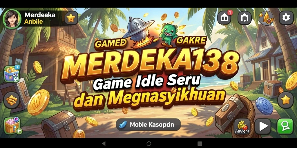 Tampilan gameplay seru dalam MERDEKA138 yang menampilkan mekanisme Idle.