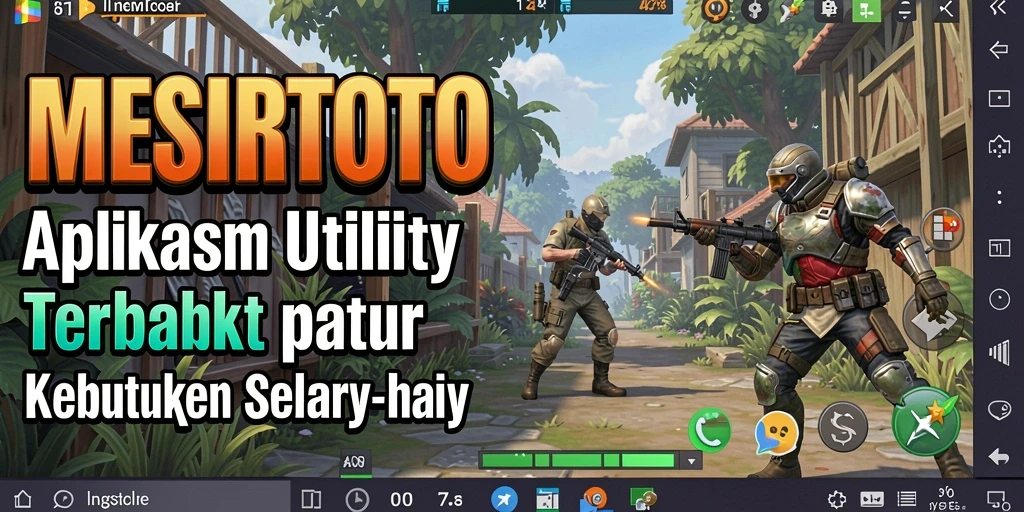 Tampilan utama MESIRTOTO dengan berbagai fitur Utility yang membantu pengguna.