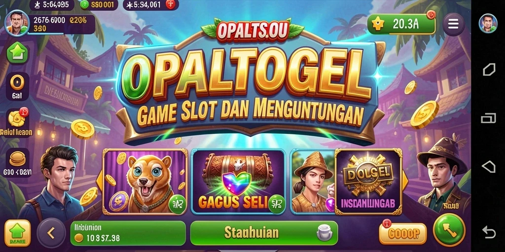 Tampilan gameplay OPALTOGEL yang memukau dan menegangkan.