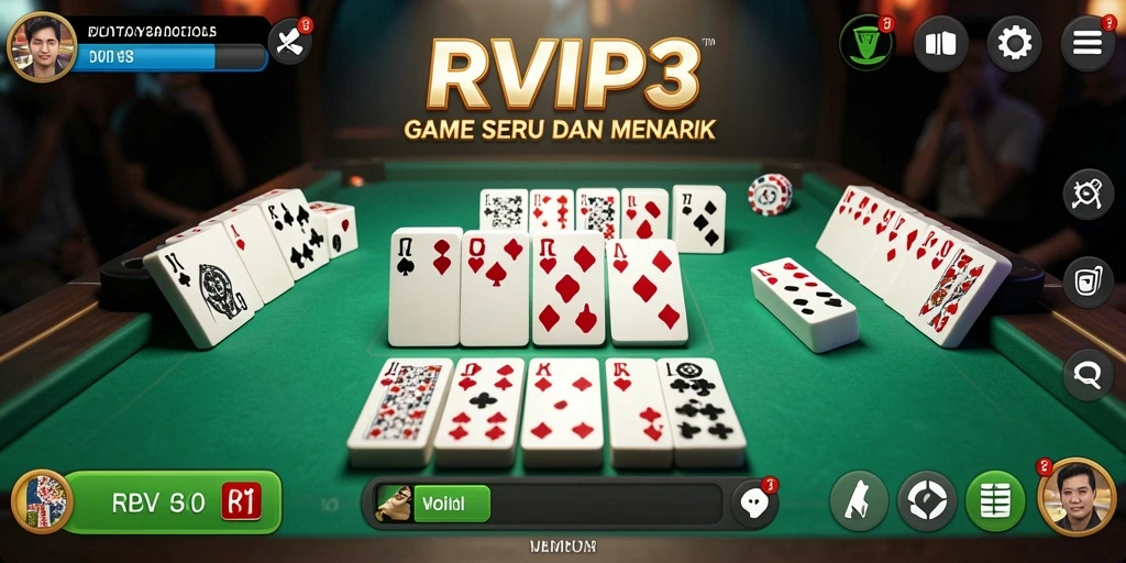 Tampilan gameplay seru di RVIP3 dengan fitur mendebarkan.