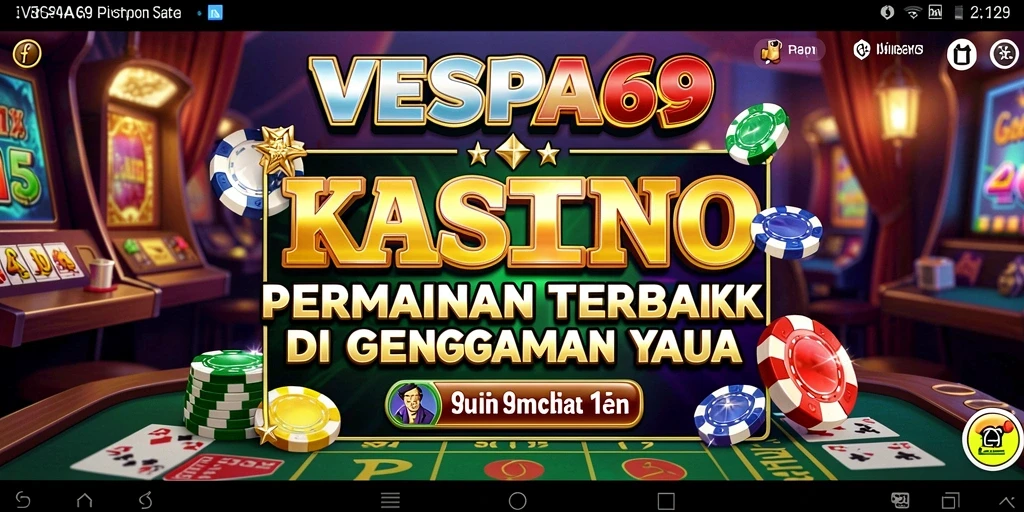 Gameplay seru VESPA69 dengan tema kasino yang menarik.