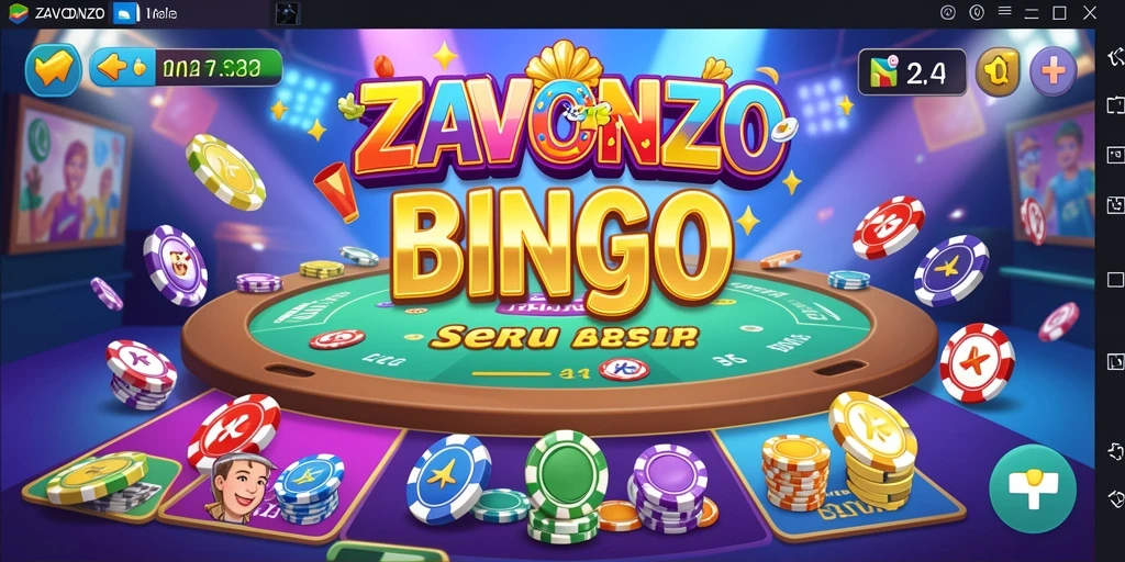 Tampilan gameplay utama ZAVONZO yang menarik dan seru.